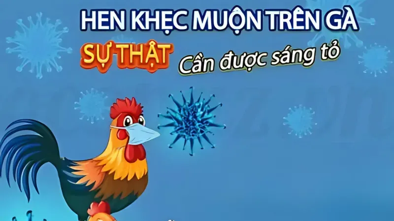 Giới thiệu bệnh hen khẹc ở gà