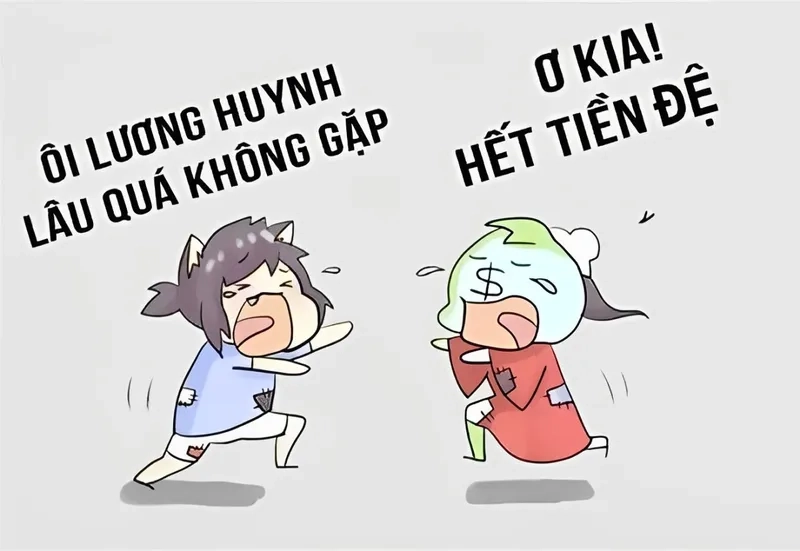 Meme đòi tiền ngộ nghĩnh, làm ai cũng bật cười.