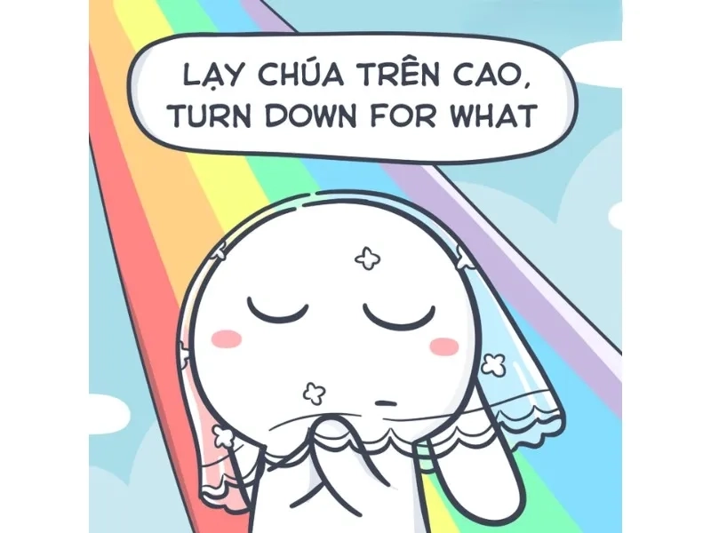 Con thỏ meme khiến bạn cảm nhận được sự vui nhộn trong từng khoảnh khắc.