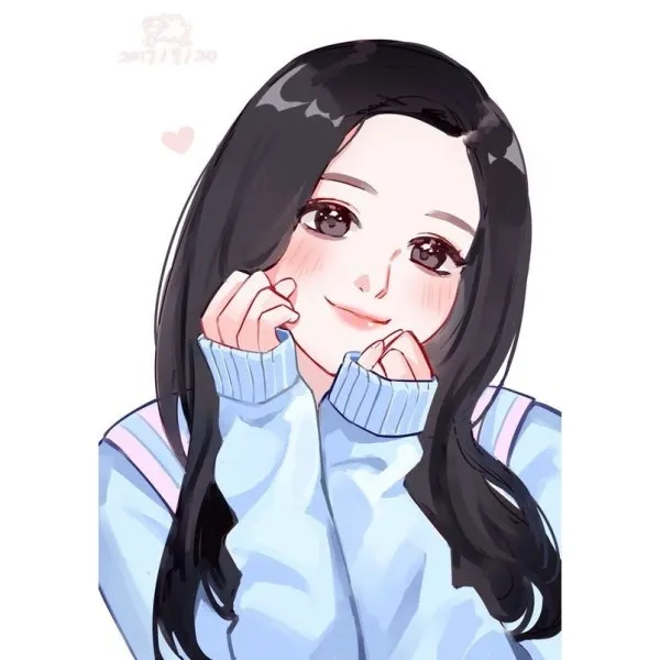 Avatar anime nữ cute chibi mang lại nét dễ thương và độc đáo