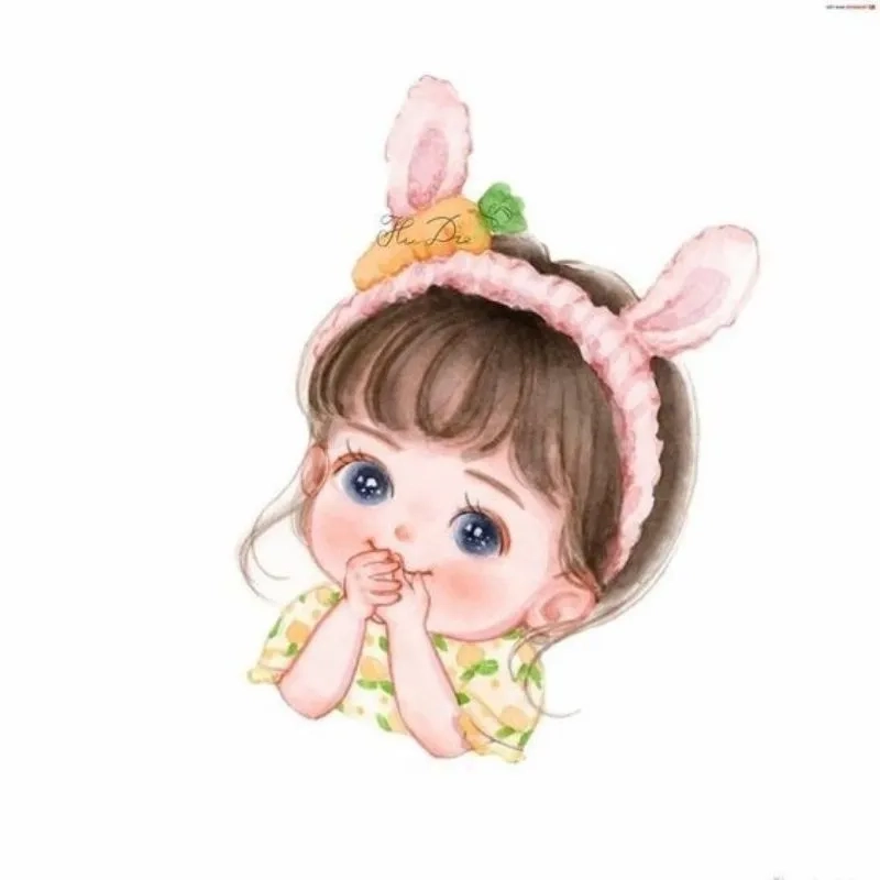 Ảnh chibi nữ cute mang đến cảm giác dễ chịu, ngọt ngào trong từng chi tiết