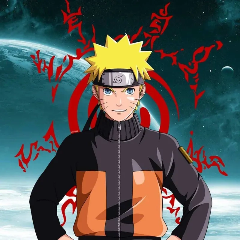 Hình Naruto Lục Đạo Tiên Nhân thể hiện một Naruto đầy quyền năng trong hình dáng tiên nhân.