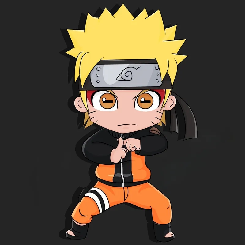 Vẽ Naruto Ngầu thể hiện Naruto trong những khoảnh khắc mạnh mẽ, đầy lôi cuốn.