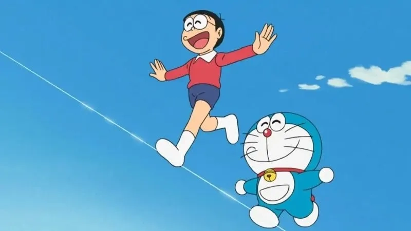 Avatar Doraemon và Nobita thể hiện tình bạn ngộ nghĩnh