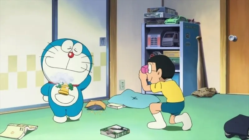 Doraemon hình nền giúp thiết bị thêm phần sinh động