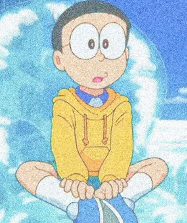 Hình ảnh Doraemon và Nobita là hình ảnh đáng yêu, ngọt ngào của hai nhân vật yêu thích.