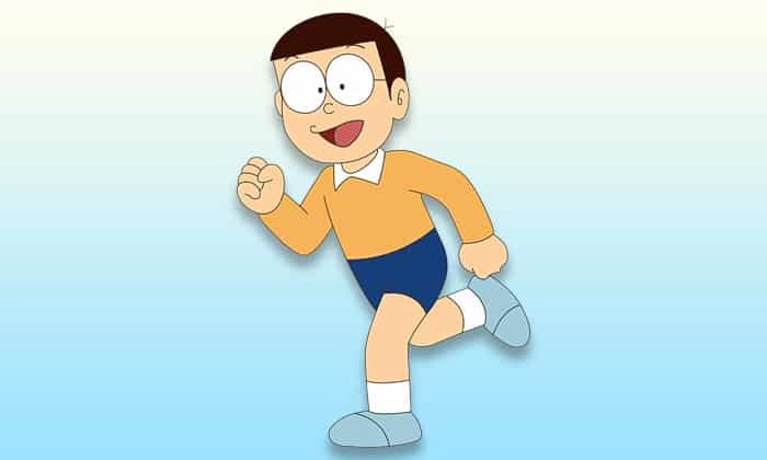 Ảnh Nobita ngầu thể hiện một Nobita đầy mạnh mẽ và tự tin.