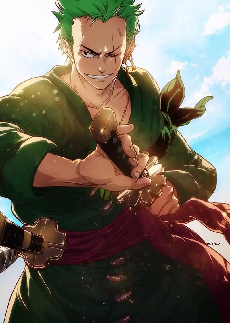 Avatar Zoro One Piece giúp bạn tạo phong cách riêng biệt với hình ảnh Zoro.