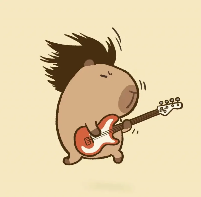 Capybara cute meme mang đến sự dễ thương và hài hước khó cưỡng.