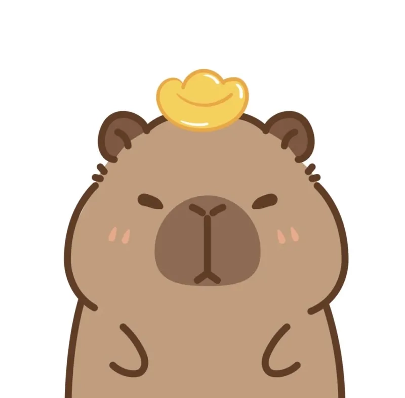 Ảnh capybara meme cute đáng yêu khiến ai cũng muốn lưu lại ngay.