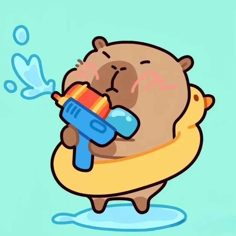 Capybara i love you meme mang thông điệp yêu thương hài hước.