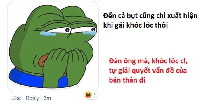 Meme con ếch xanh hài hước đến khó cưỡng.