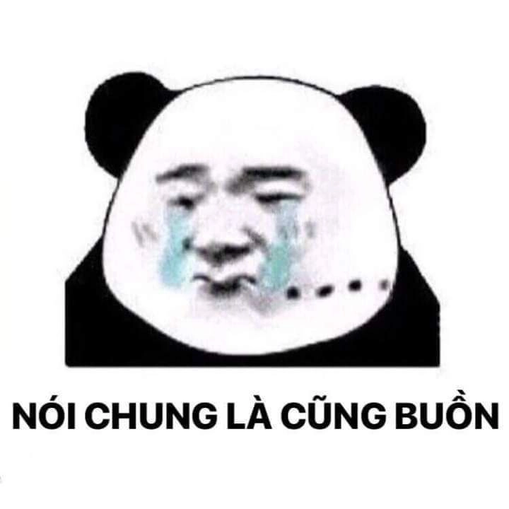 Meme gấu trúc mệt mỏi cực kỳ dễ thương và đáng yêu.