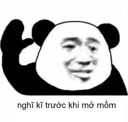 Meme con gấu trúc luôn mang đến những phút giây thư giãn vui vẻ.