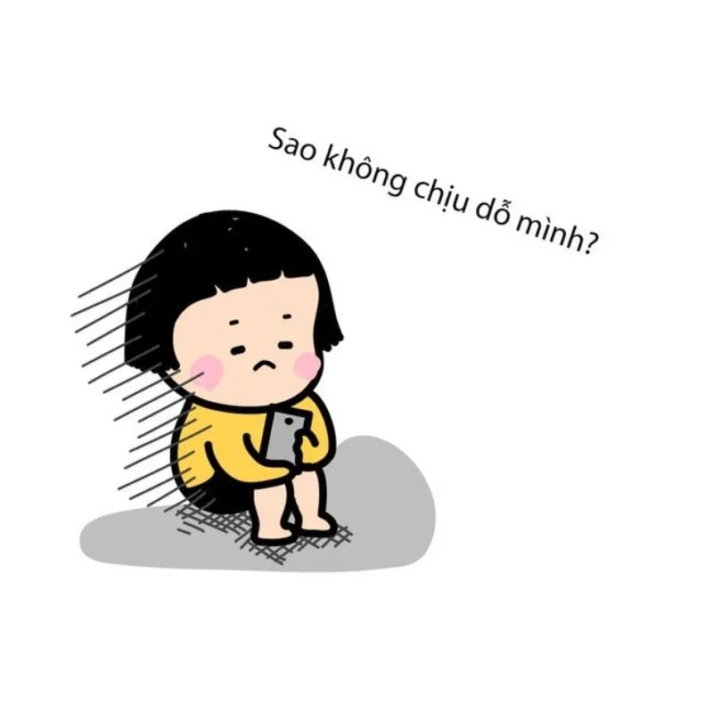 Meme bớt giận dễ thương và đầy hài hước.