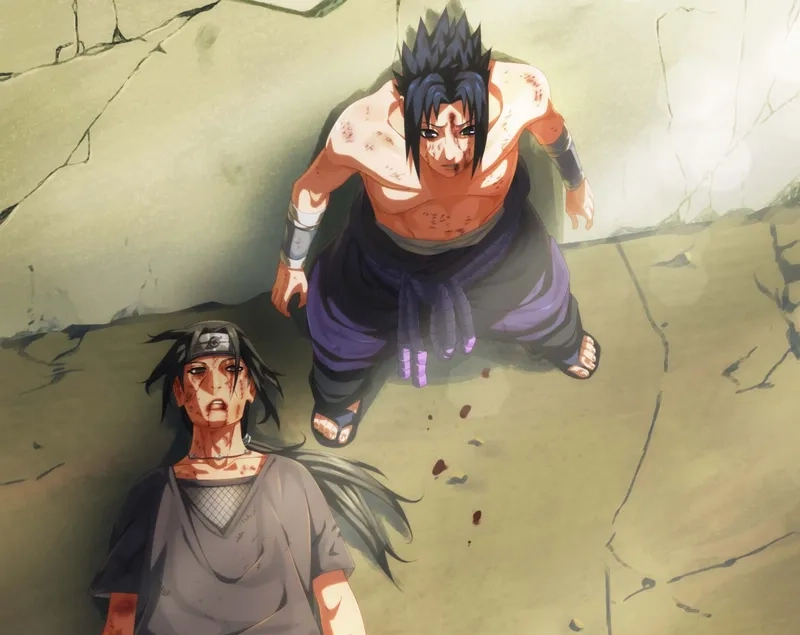 Hình của Itachi là những khoảnh khắc đẹp và mạnh mẽ của nhân vật.