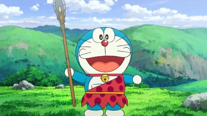 Hình nền Doraemon và Nobita thể hiện tình bạn đáng yêu