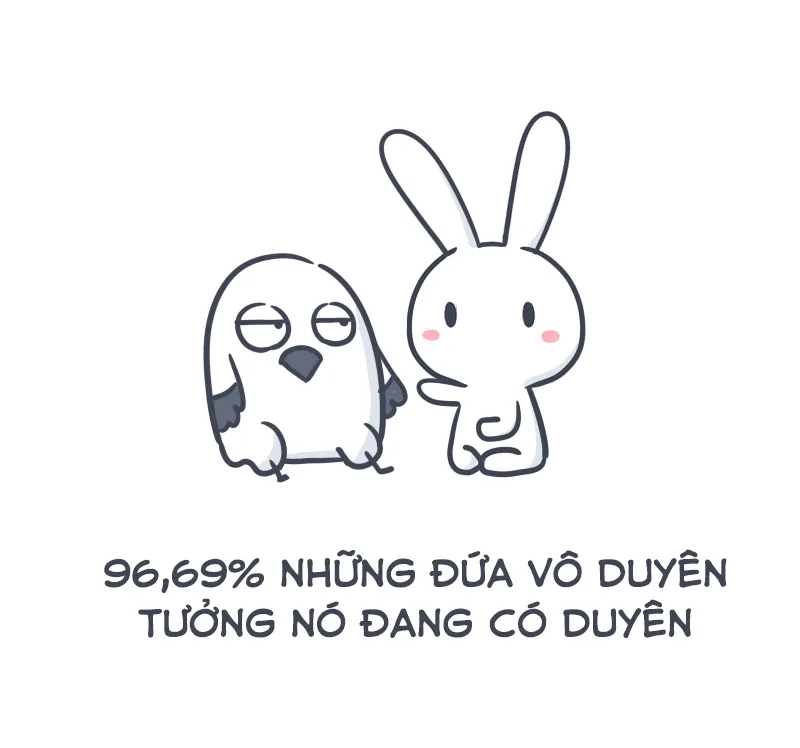 Meme con thỏ hồng dễ thương luôn là lựa chọn hoàn hảo cho những ai yêu thích sự ngộ nghĩnh.