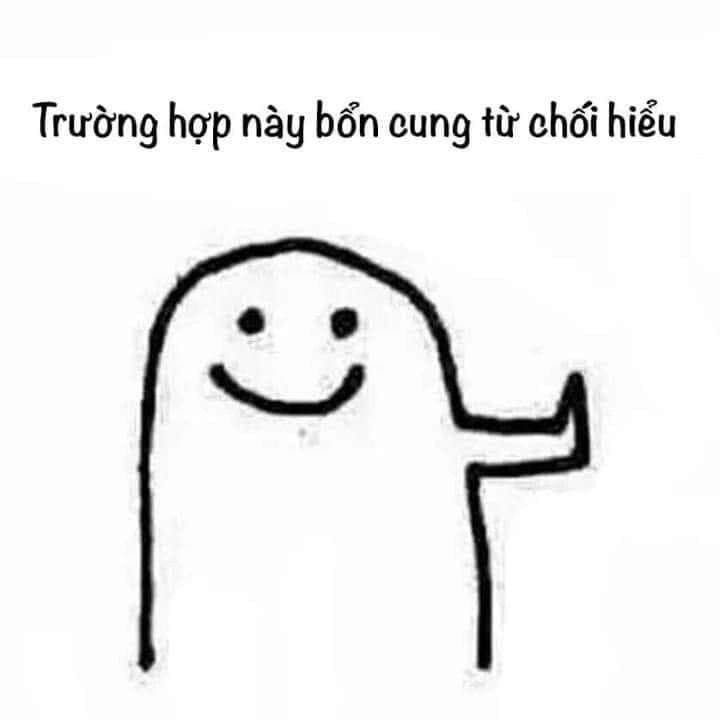 Meme không chữ nhưng vẫn đầy đủ cảm xúc và ý nghĩa.