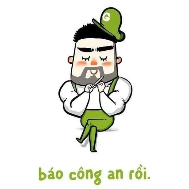 Meme t báo công an cực hài và độc đáo.