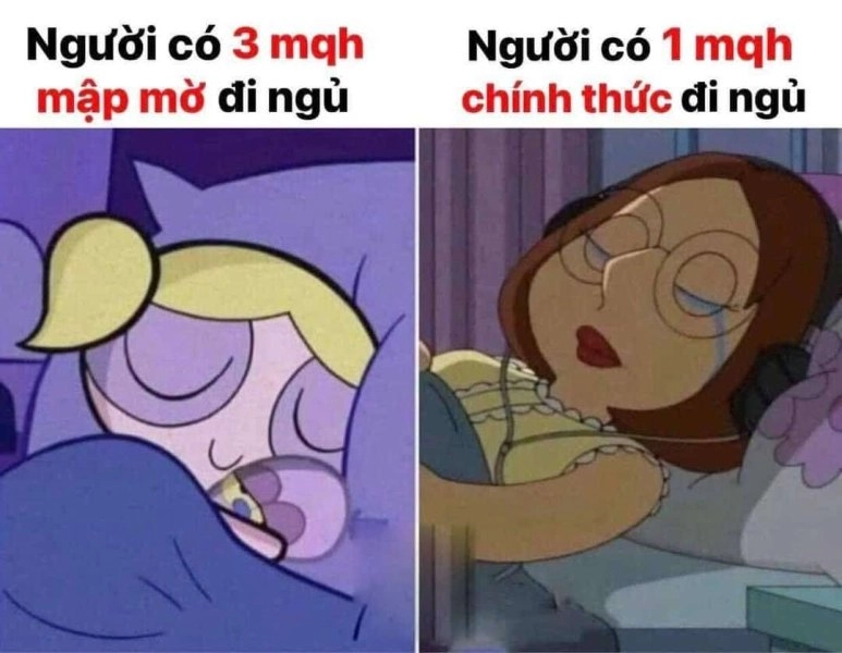 Meme đi ngủ đi mang lại tiếng cười sảng khoái.