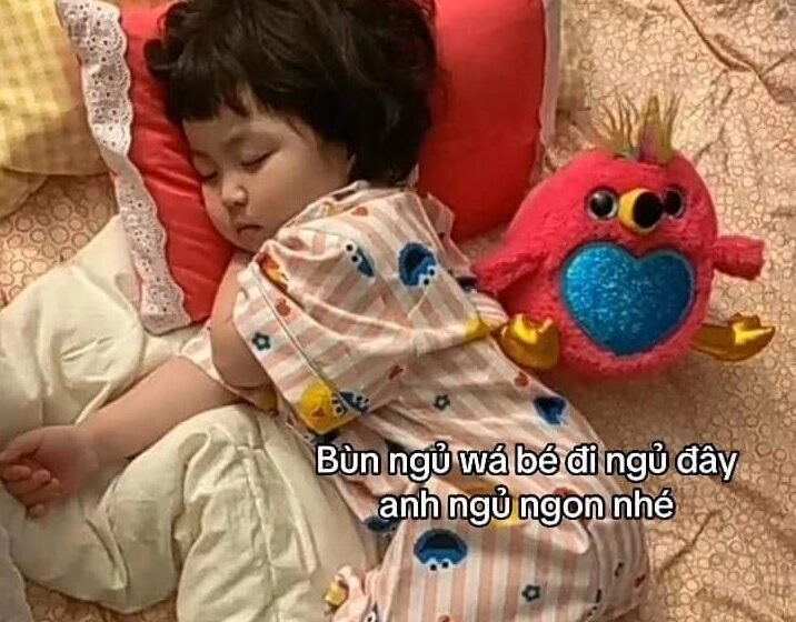 Meme mất ngủ cực lầy, biểu cảm đáng yêu.