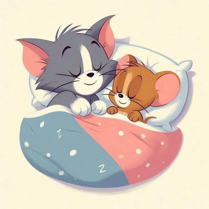 Meme tom & jerry, hài hước, cực sáng tạo.