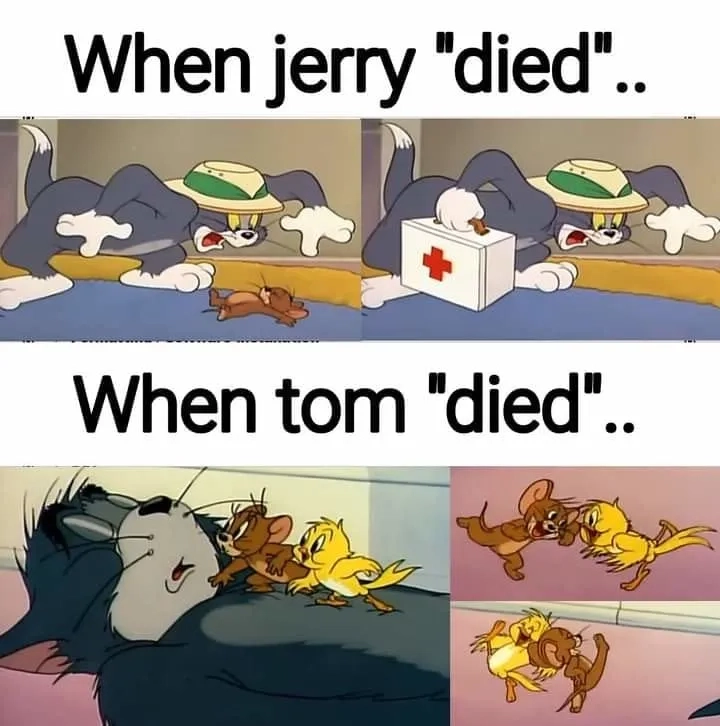 Meme tom và jerry, hài hước đầy sáng tạo.