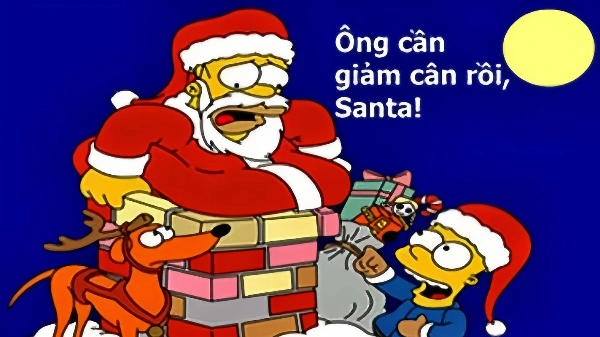 Mèo đội mũ noel meme mang đến không khí lễ hội qua hình ảnh dễ thương.