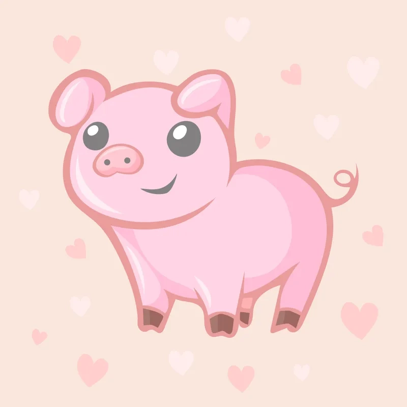 Pig meme dễ thương, luôn thu hút sự chú ý.