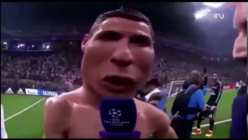 Ronaldo meme siu ngộ nghĩnh và cực kỳ hài hước.