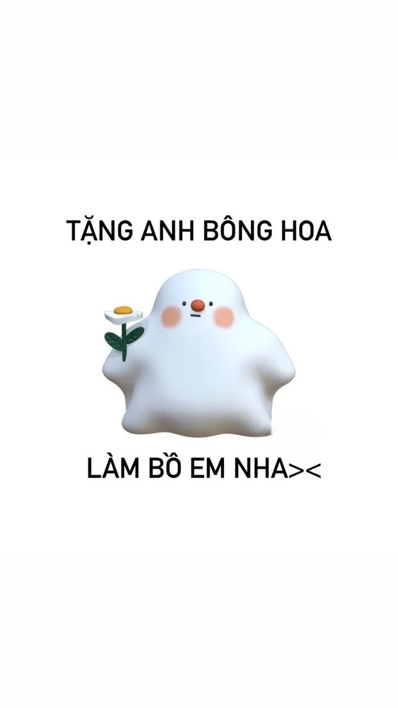 Meme mèo tặng hoa thể hiện tình yêu qua hình ảnh mèo dễ thương.