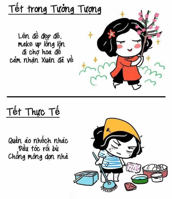 Meme ảnh tết là những bức hình biểu cảm hài hước, đón mừng mùa xuân.