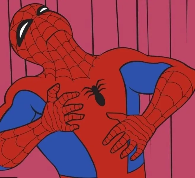 Meme 3 spiderman, hình ảnh hài hước không đụng hàng.