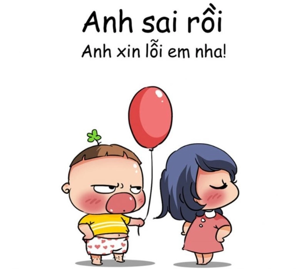 Meme tôi xin lỗi là cách hài hước và dễ thương để bày tỏ lời xin lỗi.