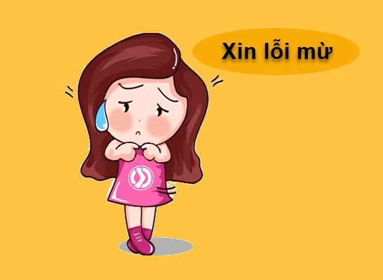 Ảnh meme xin lỗi người yêu cực kỳ dễ thương và thể hiện sự hối lỗi chân thành.