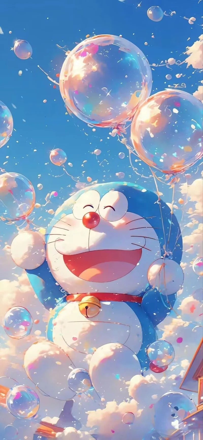 Trang trí màn hình với hình nền Doraemon cute cực đẹp