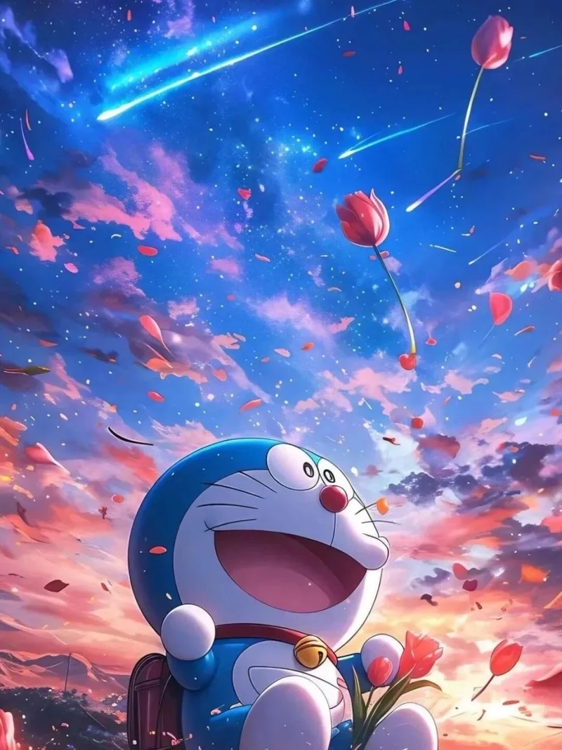 Đổi avatar với avatar Doraemon cute để thể hiện đam mê