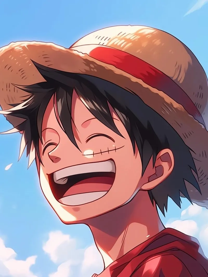 Dáng vẻ luffy cười ngầu, cực chất trong từng khung hình