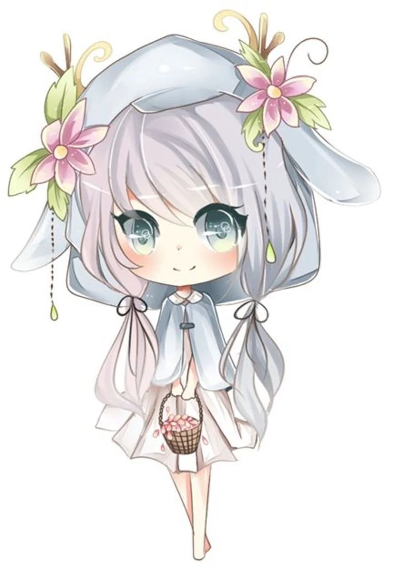 Bộ sưu tập hình ảnh anime nữ chibi đầy màu sắc