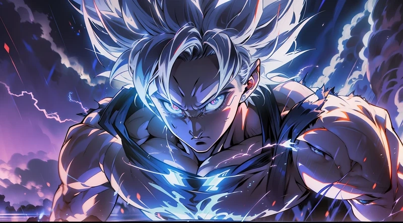 Hình nền Goku ngầu với phong cách đầy uy lực