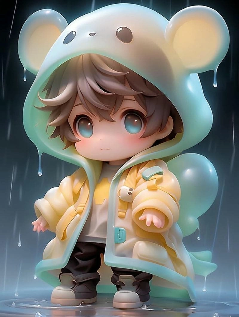  Loạt ảnh nam cute chibi với phong cách đáng yêu