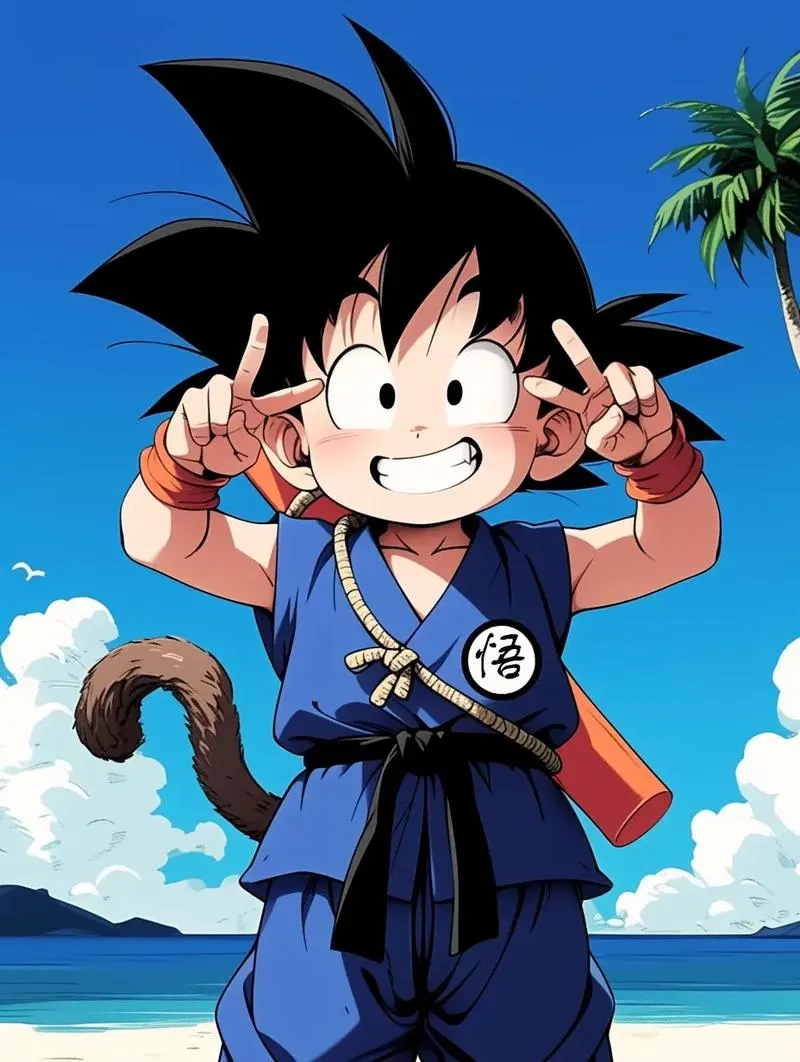 Avatar Goku cute, hình đại diện đáng yêu cho bạn