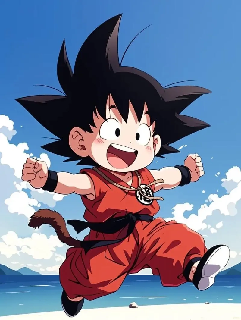 Bộ sưu tập Hình ảnh Goku cute dành riêng cho fan nhí