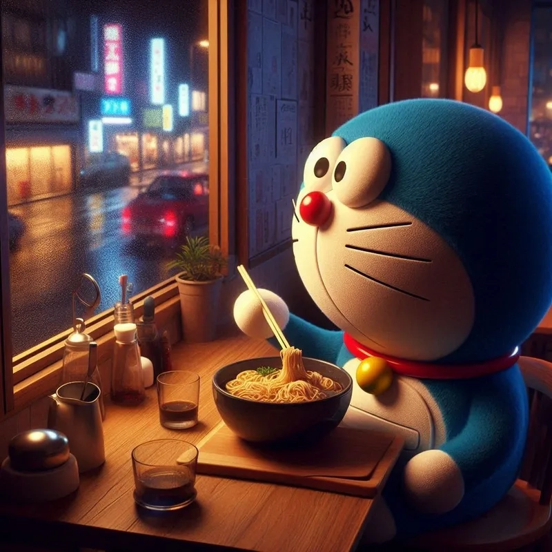 Cảm nhận nỗi lòng ảnh Doraemon buồn trong từng khoảnh khắc