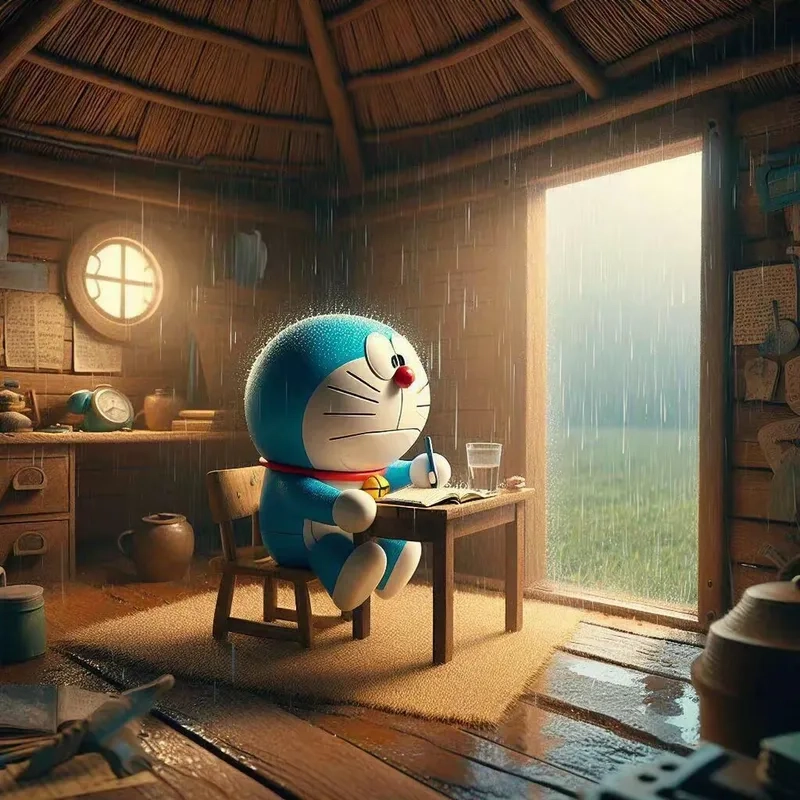 Ai cũng có lúc như Doraemon buồn trong cuộc sống