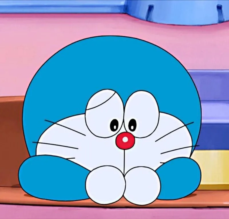 Hình nền Doraemon buồn bã dành cho những ngày chùng lòng