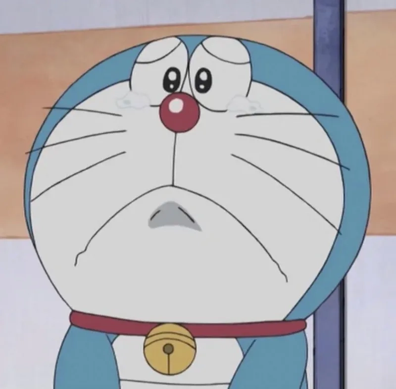 Đặt ngay hình ảnh Doraemon buồn nếu bạn đang tâm trạng