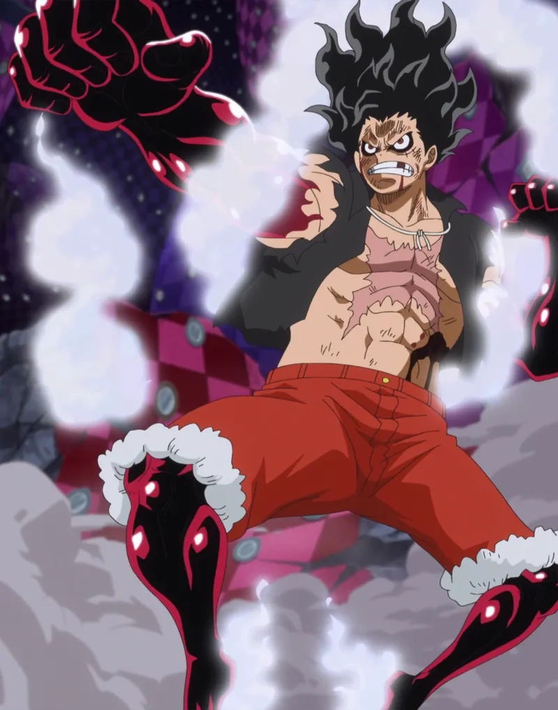 Tải ngay hình nền one piece luffy gear 4, đầy uy lực