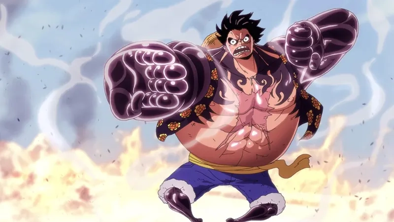 Đừng bỏ lỡ hình luffy gear 4 ngầu, cực đỉnh